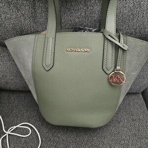 Michael Kors Green Tote Bag